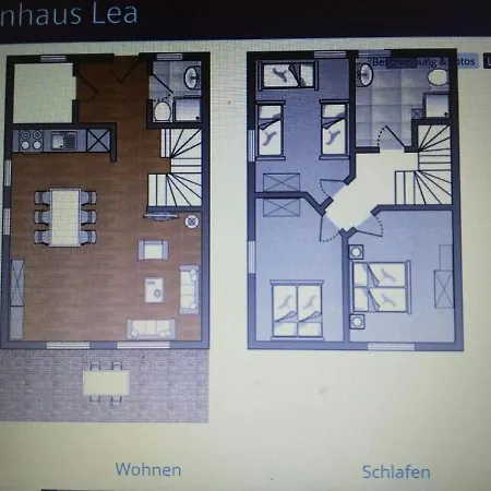 Feriehus Ostseehaus Lea Doppelhaushaelfte Wiek auf Rügen